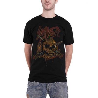 Slayer Unisex Vuxen Pumpkin Skull T-shirt