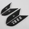 For Toyota Hilux 2024 ABS Carbon Fiber Car Windows Lift Switch Panel Cover Trim Decoration Accessories-A87Q