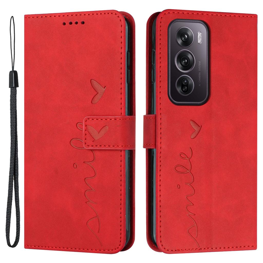 For Oppo Reno12 Pro 5G (Global) Phone Case Wallet Imprinted PU Leather Phone Stand Cover