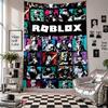 Wall TapestryRoblox Art Hanging Cloth Decorative Background Cover for Room Decoration