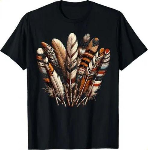 Tshirtsouthwest 2026 Native American Indian Feather Tee Gift Uni L