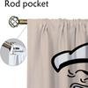 Popeye the Sailor Kitchen Curtains for Living Room Blackout Curtain for Room 2 Panel Halloween Decoration Shades Partition Child