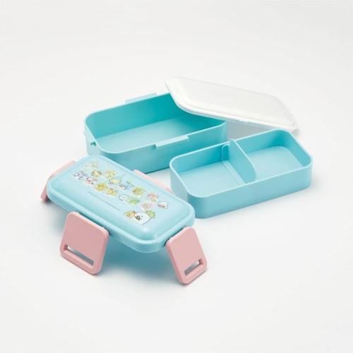 Skater Lunch Box 2 Tiers 600ml for Women Antibacterial Fluffy Dome Lid Sumikko Gurashi Atsumarundo Made In Japan PFLW4AG-A