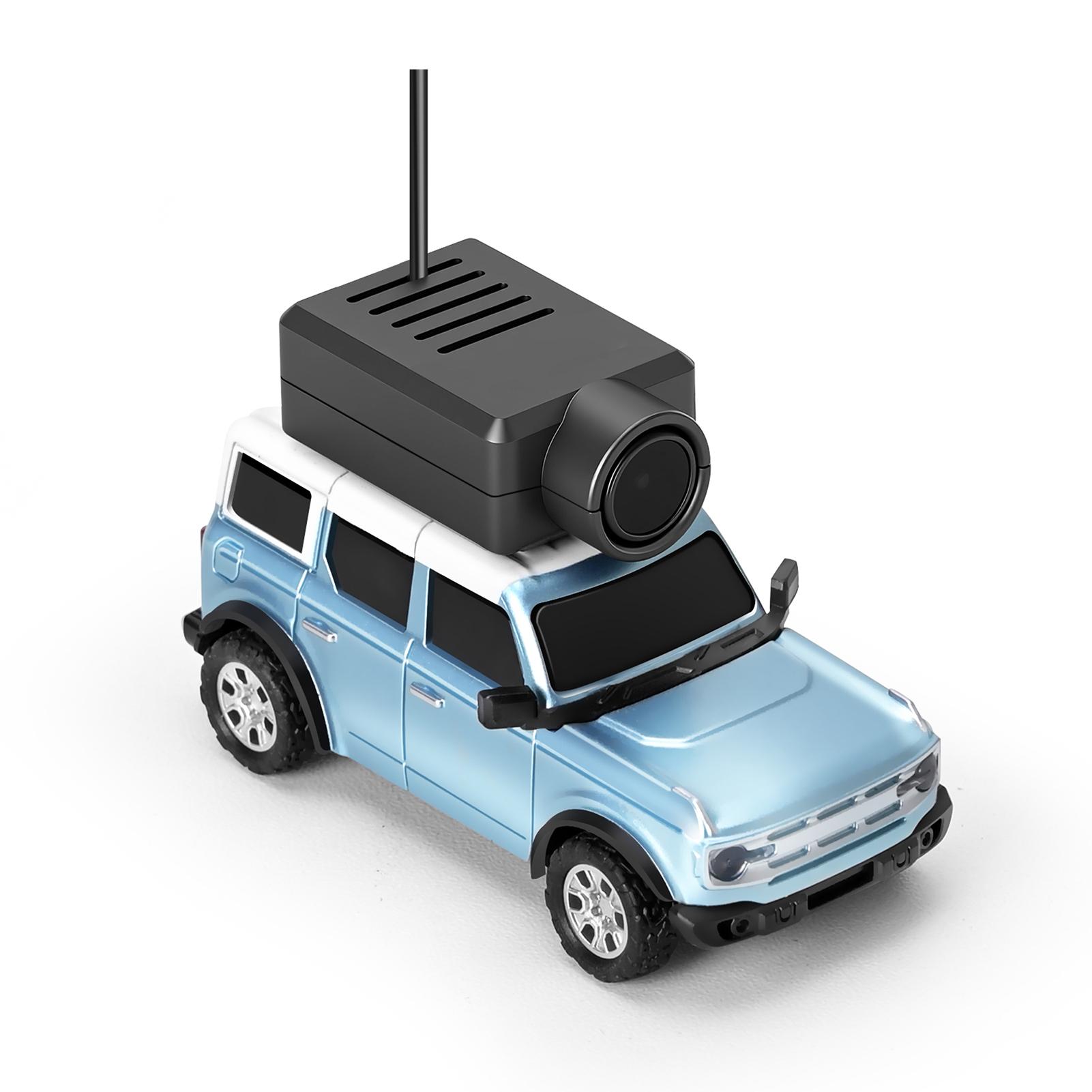 

1:64 Мини Радиоуправляемая Машинка, 2.4G FPV Машинка на Радиоуправлении с HD Камерой 720P, Гироскопом, Светодиодной Подсветкой, Управляемая через Приложение, Транспортное Средство для Детей Blue синий