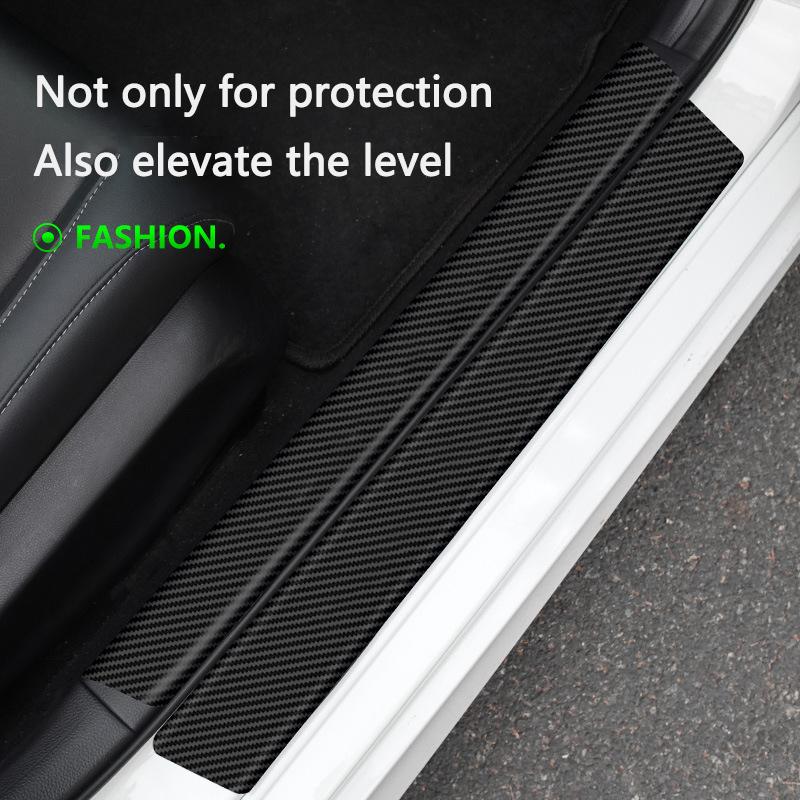 AABIE1 Car Door Sill Threshold Stickers Protector Strips Car Styling For Mercedes Benz W212 v W213 W205 W177 W247 W176 CLS