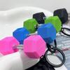 Fitness Equipment Sports Key Ring PVC Zinc Zinc Alloy Barbell Pendant Dumbbell Keychain  School Bags