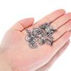 50pcs Mini A to Z Initial Charms Random Alphabet Pendants Stainless Steel Letter Charms DIY Earrings Necklaces Jewelry Making