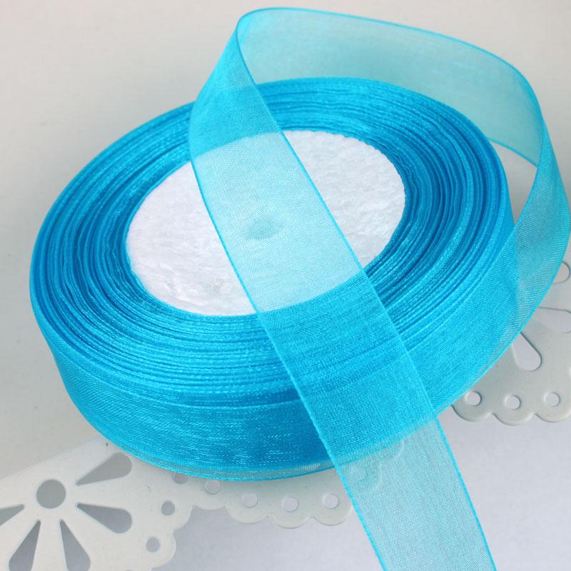 2cm Transparent Gauze Ribbon for Gift Boxes, Cake Decorations, Headbands, and Dance Streamers