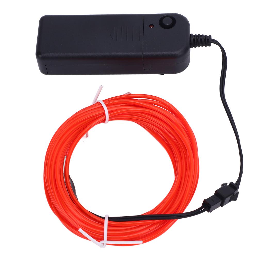 El Wire, 16.4ft Neon 360 Degrees  Cutta Light String Lights, Electroluminescent Neon Strobe Light, Batt Y Op Ated LED Lights for Party, Halloween, D