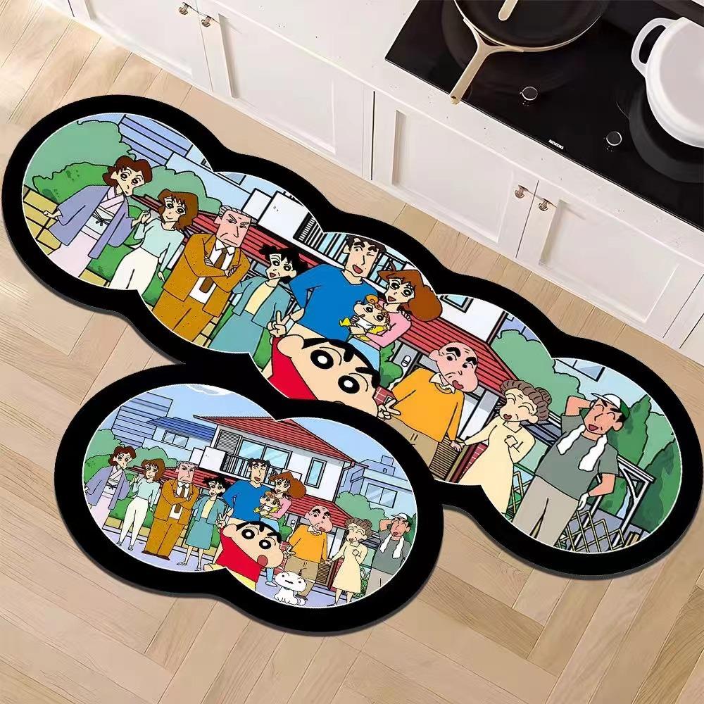 Buntstifte Kleine Neue Fußmatte Haushalt Küche Weiche Kieselgur Fettabweisende Fußmatte Cartoon Saugfähig Schnelltrocknende Fußmatte