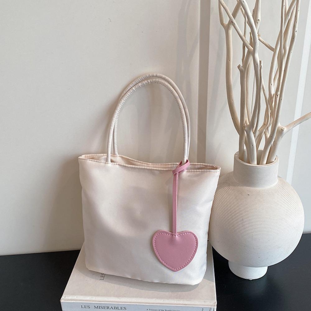 New Macaron Color Mini Tote Bag Mini All-match Design Nylon Handbag Lightweight Women's Handbag Casual