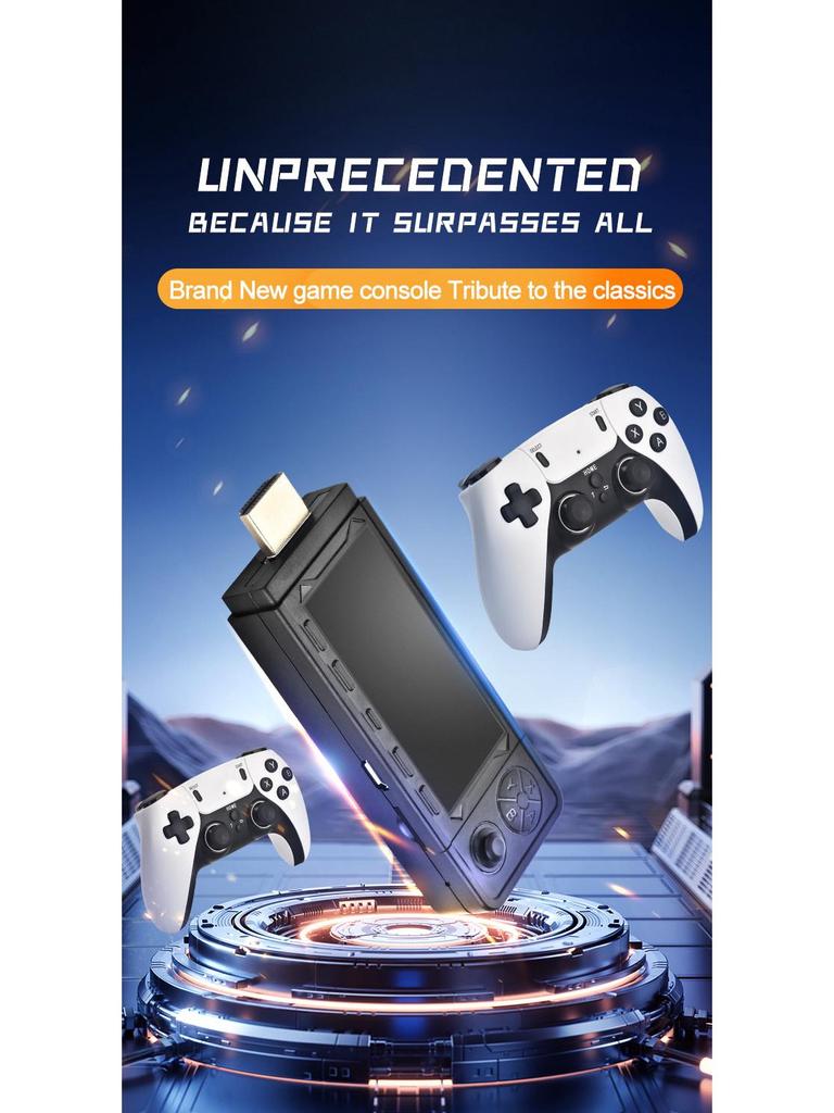 X9PRO Wireless Retro HD TV Game Console - 2.4G, HDMI, PSP, Arcade 3D Games