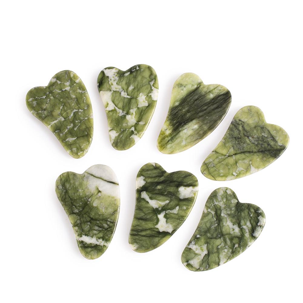 Heart-Shaped Jade Gua Sha Board for Meridian and Acupoint Massage