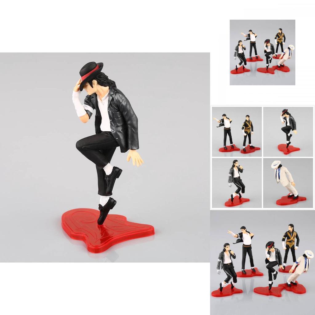 Michael Jackson 4-inch Pose Figurines Set Premium Quality Collectible Gift For Fans