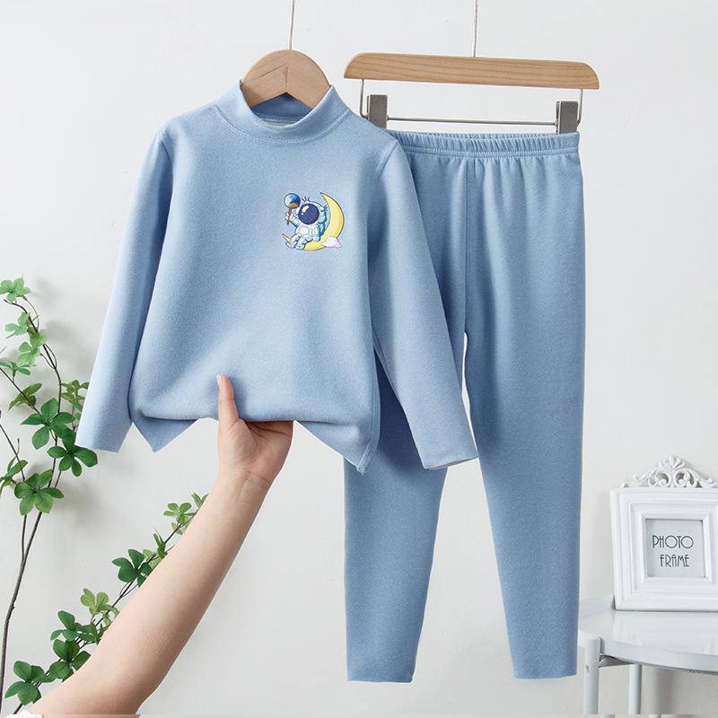 

Дитячий комплект термобілизни з вирізом - весна 2025 фланелевий низ для дітей 150cm