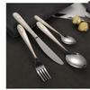 Mirror Finish Silver Gold Plated Stainless Steel Flatware Set Copper Silverware Set Rose Gold Spoon