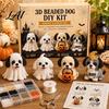 Lern-Bastelbedarf für Anfänger 3D Halloween-Hund DIY Kunst-Set Perlen-Welpen-Set Süßes Armband-Bastelset Tier Erwachsene Heim-Schreibtisch-Dekoration