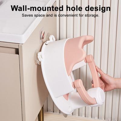 Cadeira de Banho Design de Animal Cartoon Assento de Segurança para Bebê com Grade de Proteção Base Antiderrapante Postura Sentada de Suporte Encosto Elevado Ferramenta de Banho