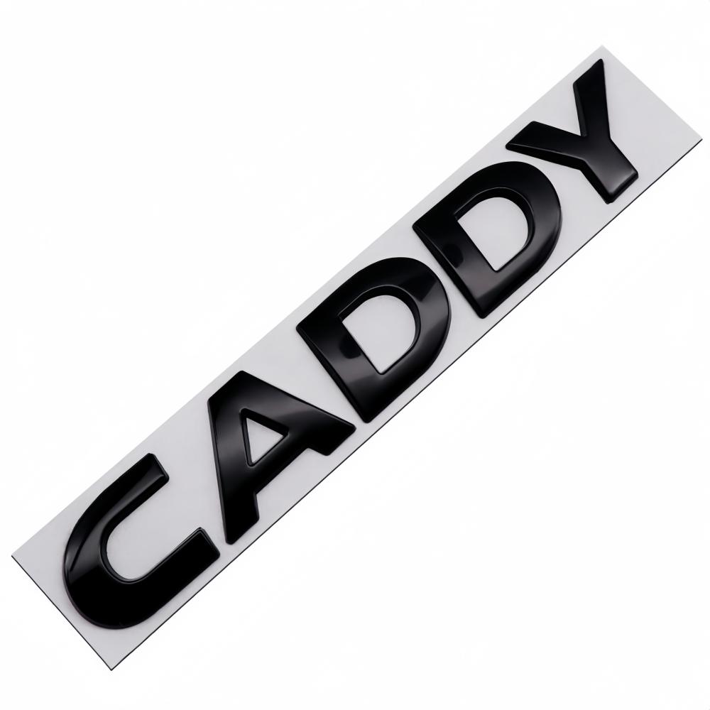 1pcs 3D metal for CADDY car Letter Emblem Rear tail trunk Decals badge sticker Decal styling auto Accessories
