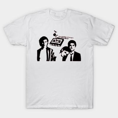 Talla Asiática Hombre Camiseta Negra Estampada Las Ventajas de Ser Invisible Estampado Sin Corte Camiseta de Algodón