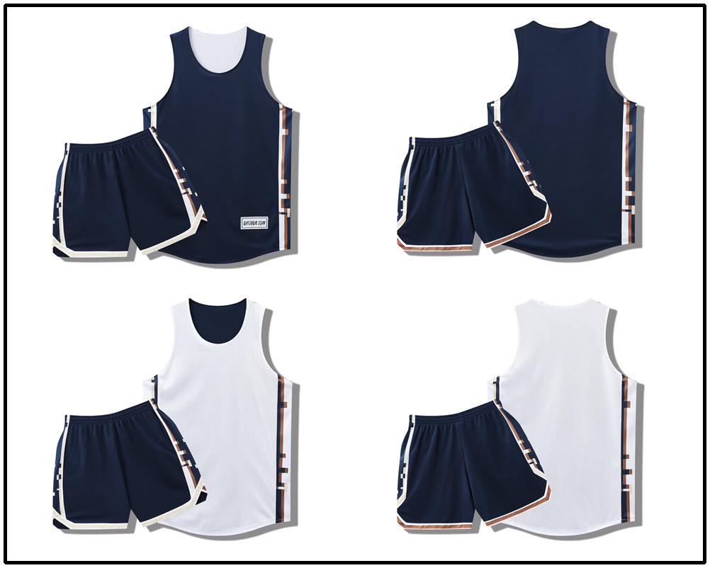 

326 American Double-Sided Basketball Jersey Suit Men S And Women S League Jerseys And Shorts Summer Training Competition Training Adult M-6Xl 6XL/195