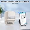Label Maker Machine Portable Thermal Label Printer Bluetooth-compatible Mini Label Printer with Tape for Small Business Home School Office Barcode