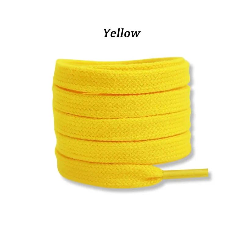 0,8 cm Breite Flache Schnürsenkel Tennis Turnschuhe Schuhbänder Qualität Baumwollschnürsenkel 80/100/120/140/160 cm 1 Paar Schnürsenkel Schuhzubehör