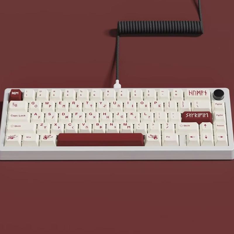 Keycaps Tema Sacrificio di Sangue PBT Sublimazione a Colore Profilo Originale per Tastiere Meccaniche 61/64/75/87/98/104