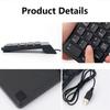 USB Corded Keyboard Numeric Keypad For Fast Accurate Typing For Laptop PC Desktop Notebook for Programmers And Gamers