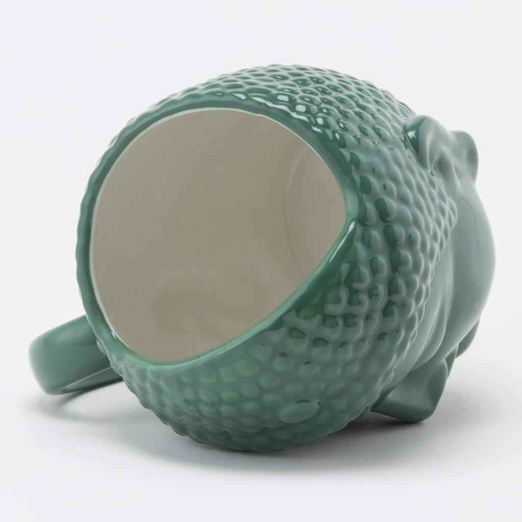 Sun Art Porcelain Funny Tableware Mug 300ml Green Funny Present Birthday Gift Funny Miscellaneous Goods Ranking Funny Goods SAN2665 "Great Buddha"