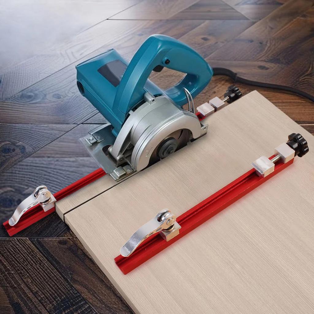 240/360mm Circular Saw Guide Rail, Precision Adjustable Cutting Machine Base Guide for Woodworking, Guide Cutting and Milling