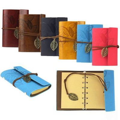 Retro Personality Leather Notebooks Journal Notepads Ring Binder Diary Notebook