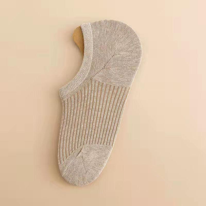 Dopamine Boat Socks: Non-Slip, Solid Color, No Heel, Low-Cut, Lightweight Summer Socks