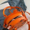 Halloween Crossbody Bag Fashion Contrasting Color Women's Bag Funny Pumpkin Bag Creative Splicing PU Shoulder Bag