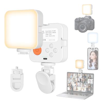 Cep LED Video Işığı Video Konferans Işığı Bilgisayar Tablet Cep Telefonu DSLR Kamera LED Dolgusu