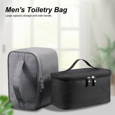 Cosmetic Bag Large Capacity Waterproof Toiletry Bag Portable Travel Makeup Organizer with Double Zipper for Men Women