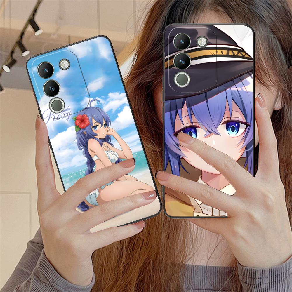 Mushoku Tensei Roxy Mobile Phone Case for VIVO Y77 76 75 74 73 72 58 56 55 51 50 38 36 Y19 Y18 Y03 Y01 5G Printing Cover