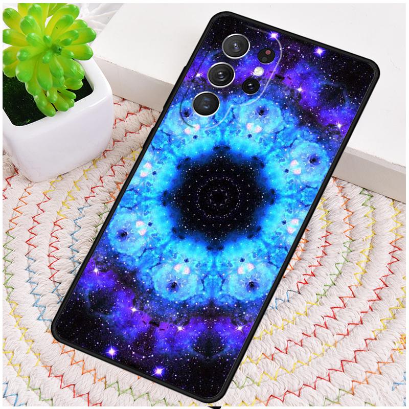 Mandala Flower Totem Silicone Phone Case For Samsung Galaxy note 10 pro S26 S25 S24 S23 S22 S21 Plus S25Ultra Capa Cover