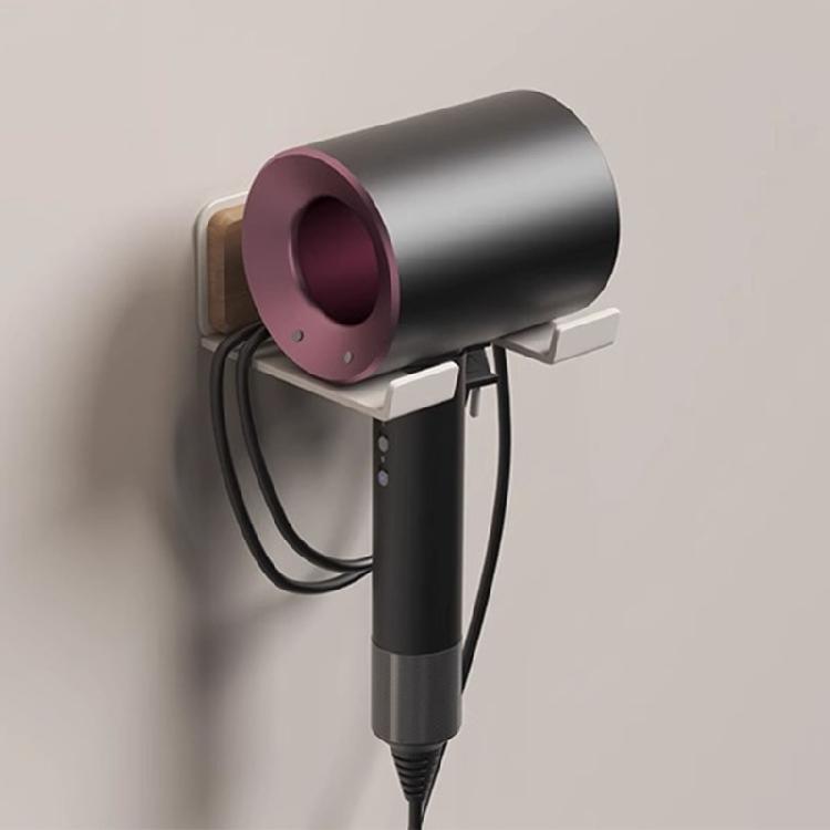 Bathroom Hair Dryer Stand Hair Tool Organizers Wall Mounted Hairdryer Holder Hair Care and Styling Tool Organizers