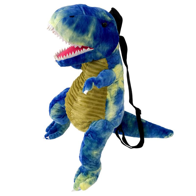 Winter Children's Dinosaur Plush Toy Bag - Tyrannosaurus & Triceratops Gift for Kids