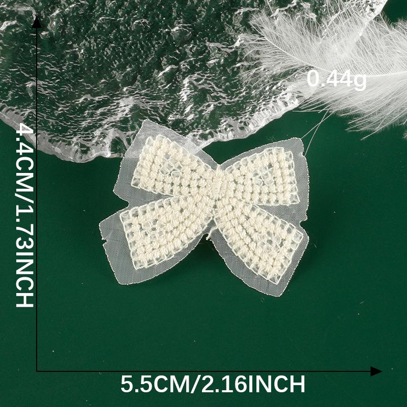 Cartoon Lace Bow Lace Embroidery Sticker Diy Hand Account Accessories Accessories Brooch Hairpin Hair Accessories Accessories Cloth Sticker
