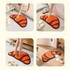 Non Slip Crescent Roll Shaped Rug Made from Soft Polyester Tufted Material Suitable for Living Rooms and Kitchen
