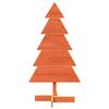 Sapin de Noël - vidaXL - 100 cm - Bois de pin massif - Marron - Intérieur