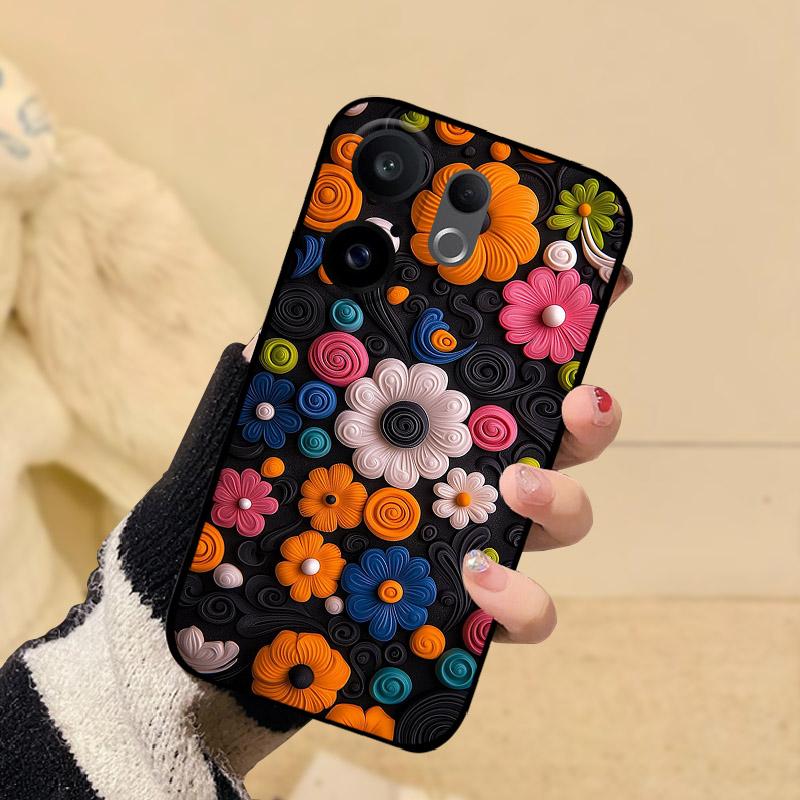 For VIVO S30 Pro Mini Phone Case Stylish Soft TPU Cover For Vivo X200 FE Shockproof Bumper Funda V2503 V2465A Lens Protection