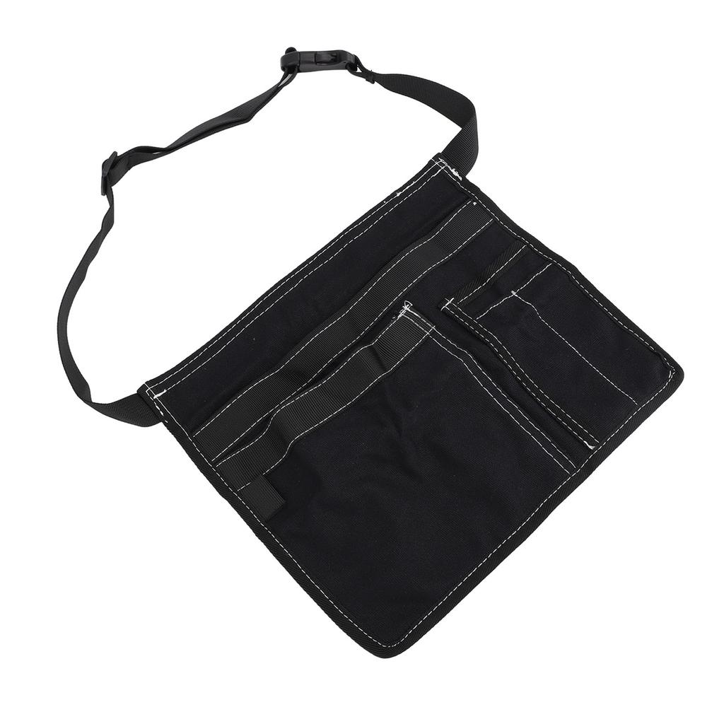 Einseitige Werkzeuggürteltasche Schwarz Oxford-Gewebe Verstellbare Mehrzweck-Werkzeuggürteltasche für verschiedene Größen