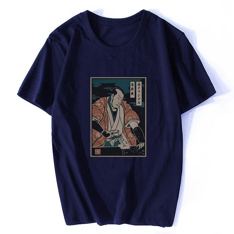 Dj Samurai Funny Black T-shirt Men T Shirt Fashion Cotton Shirts Summer O-neck Tshirt Cool Tees Tops Harajuku Fashion Streetwear