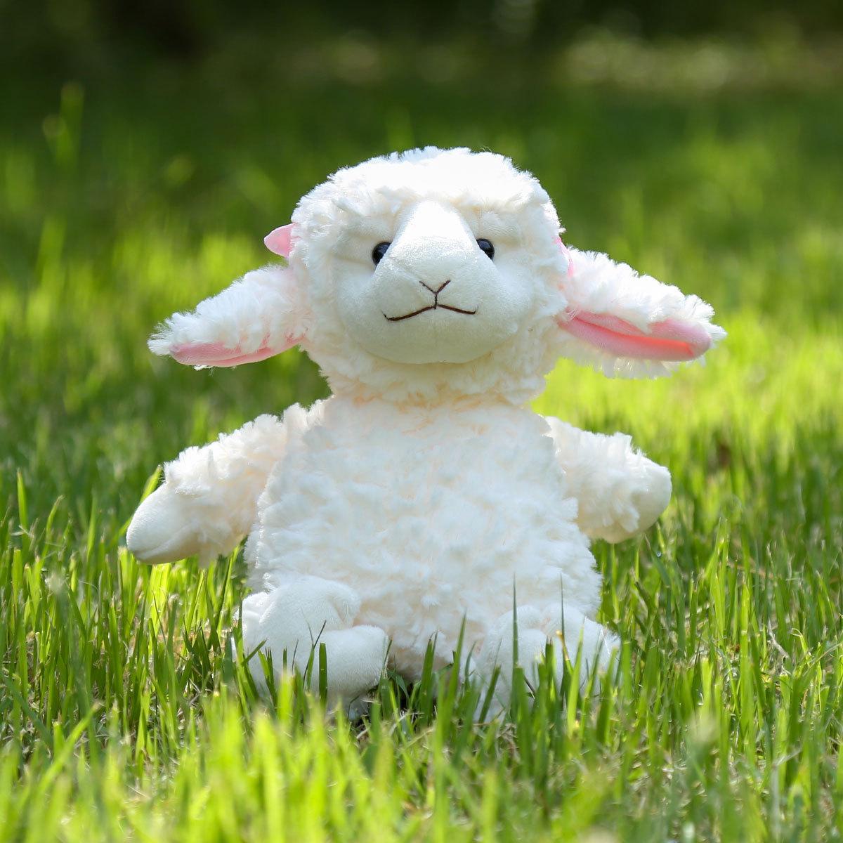 

15/20/30cm Cute Japanese Bow Sheep Plush Toy Soft Lifelike Plush Stuffed Animal Simulation Sheep Doll Children Birthday Gift 15cm