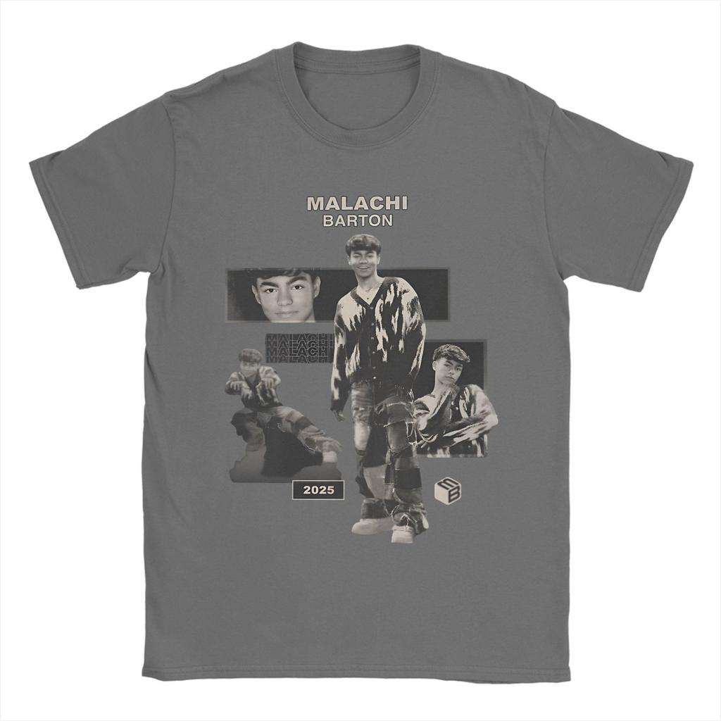 2026 Malachi Barton American Actor Mens Casual TShirt Round Neck Trendy Fashion Short Sleeve TShirt