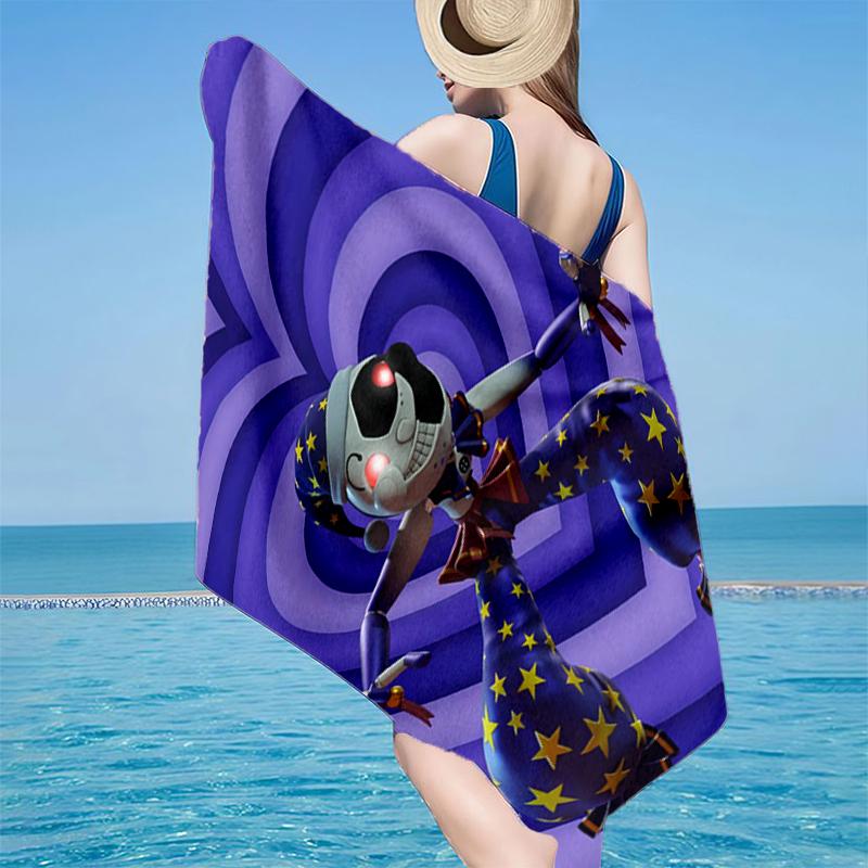 Skull And Sun Carnival Beach Towel, Super Soft Microfiber, Gift for Her/Him, Birthday, for Pool, Beach, Travel, Home Decor Fan Gifts