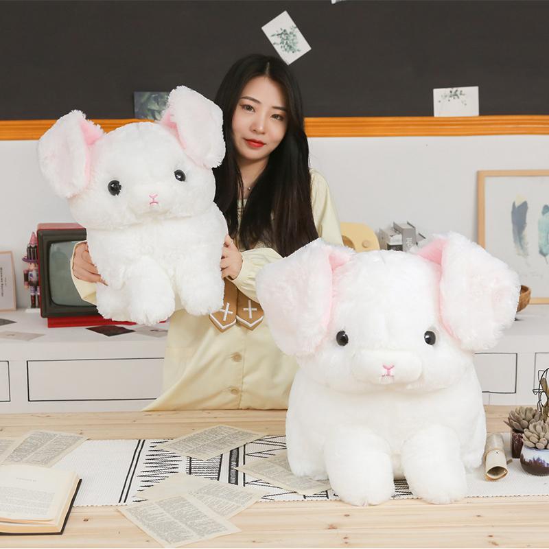 43/52cm Cute Bunny Plush Long Ear Rabbit Toy Soft Cloth Stuffed Rabbit Easter Gift Decor Baby Appease Toy for Children Kids Gift